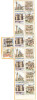 GREECE GRECE CAPITALS OF PREFECTURES SE-TENANT 3D+5D+10D+20D 1988 USED FROM THE BOOKLET - Andere & Zonder Classificatie