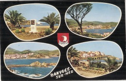 Banuls Sur Mer Multivues  Timbrée TTB - Banyuls Sur Mer