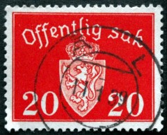 Norway 1938   Minr.26 Ål 11-1-1939  ( Lot C 369 )I Do Not See The Watermark, But The Date It Is This Type - Servizio