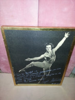 Grande Photo Du Danseur étoile Cyril Atanassoff , Dédicace  , Cliché D'une Danse , LA DAMNATION DE FAUST - Signed Photographs