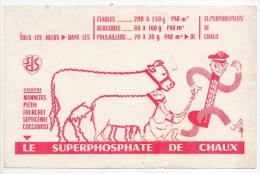 Buvard -le Superphosphate De Chaux - étable , Bergeries , Poulaillers - Agricultura