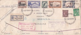 New Zealand 1937 Clipper Mail Wellington-USA - Used Stamps