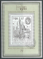 1980 GRAN BRETAGNA USATO FOGLIETTO LONDON 80  - U03 - Blocks & Miniature Sheets