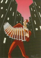 FERNAND ZACOT TIMBRES POSTE ACCORDEON  CHANTEUR DES RUES - Zacot, Fernand