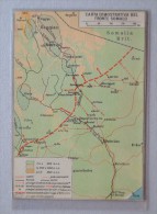 Cartolina Serie Africa Orientale N.14 - Carta Dimostrativa Del Fronte Somalo. Ed.S.A. Il Mondo Geografico-Milano - Somalia
