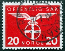 Norway 1942   Minr.48 HERMANSVERK 23-1-1945    (Lot  C 447 ) - Oficiales