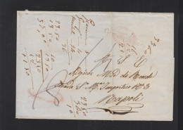 Lettera 1857 Giovinazzo Per Napoli - Lombardije-Venetië