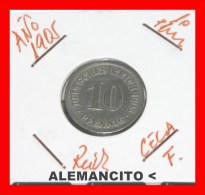 ALEMANIA  - IMPERIO - DEUTSCHES REICH - AÑO 1905-F - 10 Pfennig