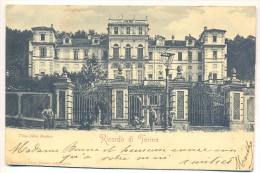 CARTOLINA: TORINO - RICORDO DI TORINO - VILLA DELLA REGINA (MOVIMENTATA) - VIAGGIATA - F/P - B/N - LEGGI - Palazzo Reale