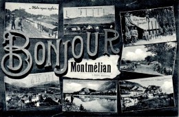 CPA - MONTMELIAN ( 73)  - BONJOUR MONTMELIAN - Montmelian
