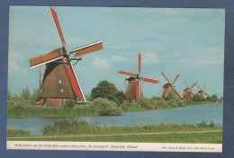 ZUID HOLLAND - CP KINDERDIJK - POLDERMOLENS VAN HET KINDERDIJK COMPLEX WATERSCHAP DE OVERWAARD - FOTO HARRY DE BRUIJN - Kinderdijk