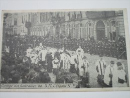 Cortège Des Funérailles De S.M. Léopold II - Fêtes, événements