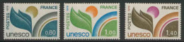 France Rep. Française 1976 Mi U16 /8 YT S50 /2 ** UNESCO Official Stamps / Dienstmarken : "Leaf" Symbolik - Autres & Non Classés