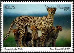 United Nations - Vienna - 2005 - EXPO 2005 - World Expo In Aichi - Cheetah - Mint Stamp - Ongebruikt