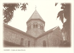 NANDRIN - Saint-Séverin-en-Condroz (4550) : L´Eglise De Saint-Séverin Où Se Joue LeJeu De Bethléem. CPSM. - Nandrin