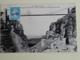 30c Semeuse Surchargee Algerie Sur Carte Constantine 1940 - Lettres & Documents