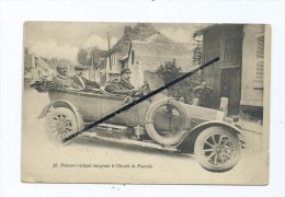 CPA  - M.Poincaré Visitant Incognito Le Circuit De Picardie  - Auto , Voiture Ancienne - Picardie