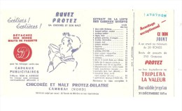 Buvard PROTEZ-DELATRE Ecoliers! Ecolières! Buvez PROTEZ Sa Chicorée Et Son Malt - Coffee & Tea