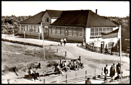 1149 Portofrei - Alte Foto Ansichtskarte Prerow Darß, HO Gaststätte Dühnenhaus Gel 1953 - Seebad Prerow