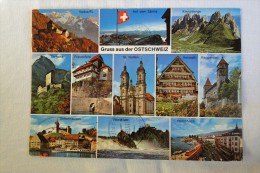 Switzerland Gruss Aus Der Ostschweiz Multi View  Stamp    A 61 - Autres & Non Classés