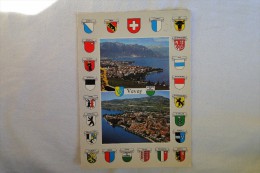 Switzerland Suisse Vevey Multi View Stamp 1980     A 61 - Vevey