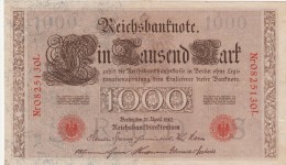 Germania, 1000 Mark 1910 Perfette. - 1000 Mark