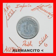 ALEMANIA  -  IMPERIO  -  DEUTSCHES REICH - AÑO 1893-G - 10 Pfennig