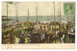 S3583 - The Sponge Market And Fleet, Key West - Key West & The Keys