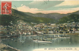 MONACO -   Le Port  Et La Condamine En 1909  , ( Voir  Verso ) - Harbor