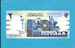 SUDAN - 2  SUDANESE POUNDS - 2006 - P 65 - UNC. - 2 Scans - Soedan