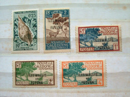 Wallis & Futuna 1930 - 1962 Landscape Shell Boat Deer - Used Stamps