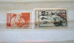 New Caledonia 1955 - 1960 - Postal Cheque Diving Fishing Fish - Gebraucht