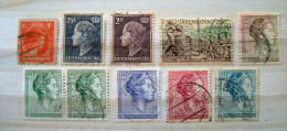 Luxembourg 1944 - 1960 Duchess Wine Grapes Vineyard - 1940-1944 German Occupation