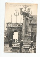 Cp , 29 , LAMPAUL , L'arc De Triomphe Et Le Calvaire , Vierge - Lampaul-Guimiliau
