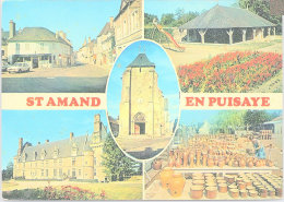 58 SAINT AMAND EN PUISAYE - Un Souvenir (divers Vues) --- - Saint-Amand-en-Puisaye
