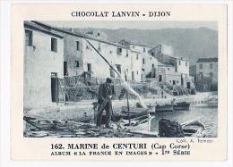 Image Chocolat Lanvin 5.4 X 7.4 - 1er Série, N°162 - Marine De Centuri (Cap Corse)  - Verso "Crokenler En Voyage" - Verzamelingen