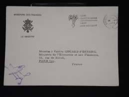 BELGIQUE - Enveloppe En Franchise Pour Mr Giscard D 'Estaing En 1969 - Lot P12077 - Brieven En Documenten