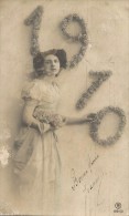 FEMMES - FRAU - LADY - Jolie Carte Fantaisie Portrait Femme   Année 1910 - Femmes