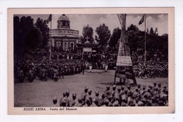 Cartolina/postcard Addis Abeba - Festa Del Mascal. Ed. Società Italo Africana (Etiopia) - Ethiopie