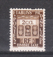 INDES YT TAXE 20 Neuf - Unused Stamps