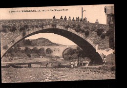 06 L'ESCARENE Pont, Vieux Pont, Animée, Chasseurs Alpins, Ed Giletta 3300, 1924 *** ETAT *** - L'Escarène