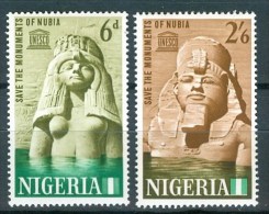 1964 Nigeria Monumenti Della Nubia Set MNH** Spa252 - Aegyptologie