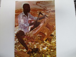 GHANA   _   Carving An Ashanti Stool - Ghana - Gold Coast