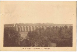 Cpa  Lusignan Le Viaduc - Lusignan