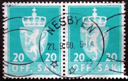 Norway 1957  Minr.71X  NESBYEN   (Lot C 533 ) - Servizio