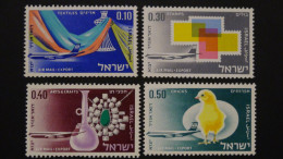 Israel - 1968 - Mi:IL 406-9 Sn:IL C38-41 Yt:IL PA38-41** MNH - Look Scan - Neufs (sans Tabs)