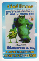 CARTE CINEMA CINE DOME MONSTRES & CIE DISNEY PIXAR - Movie Cards