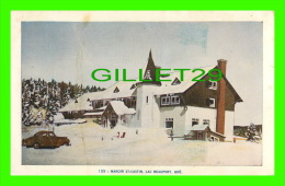 LAC BEAUPORT, QUÉBEC - MANOIR ST-CASTIN EN HIVER - ANIMÉE - CIRCULÉE EN 1953 - LORENZO AUDET ENR, ÉDITEUR, No 155 - Québec - Beauport