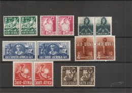 Union Sud-africaine ( 118/31 En 7 Paires Horizontales X -MH) - Unused Stamps