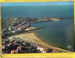 - CIBOURE C/ Hendaye - SOCOA - Vue Générale Sur Le Fort,le Port Et La Grande Plage - Ciboure